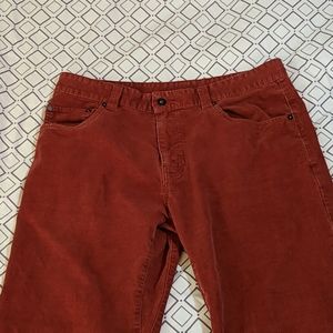 Men's Prana Corduroy Pants. Size 36.